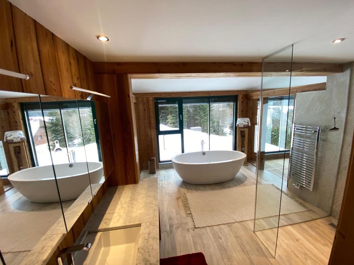 Luxus Chalet mit Wellness Hohentauern Exterior foto