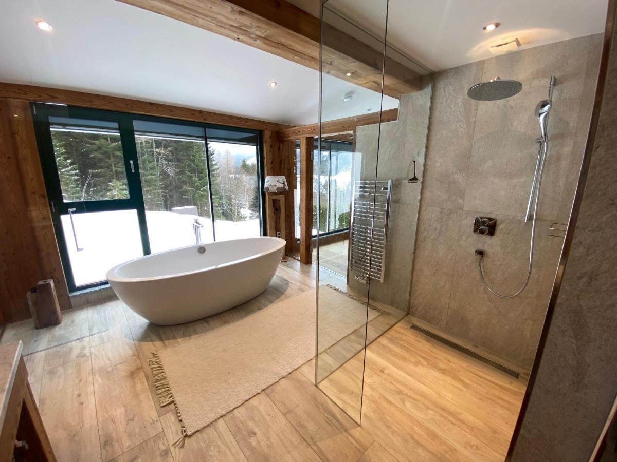 Luxus Chalet mit Wellness Hohentauern Exterior foto